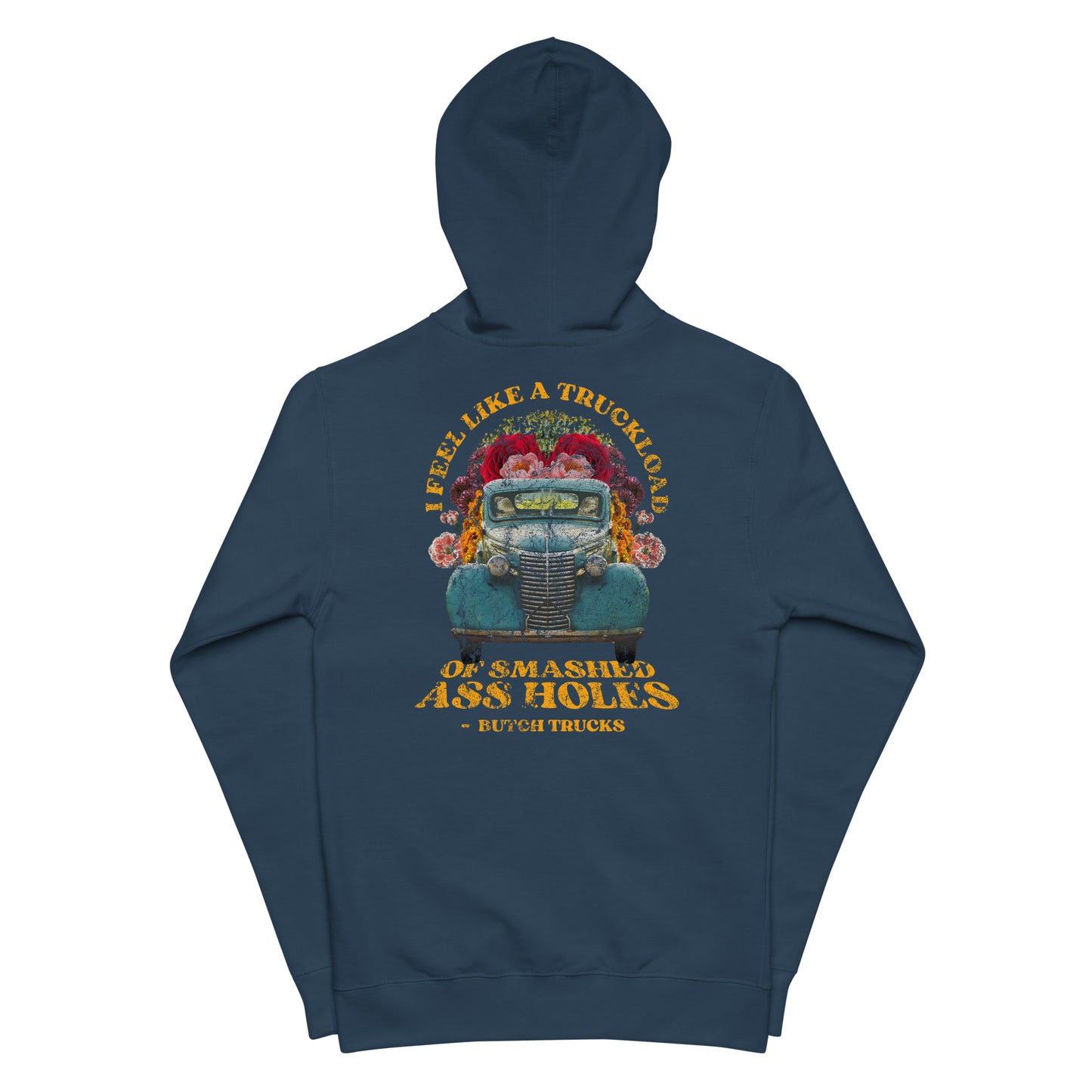 Butch Quote Hoodie - Full Color Distressed