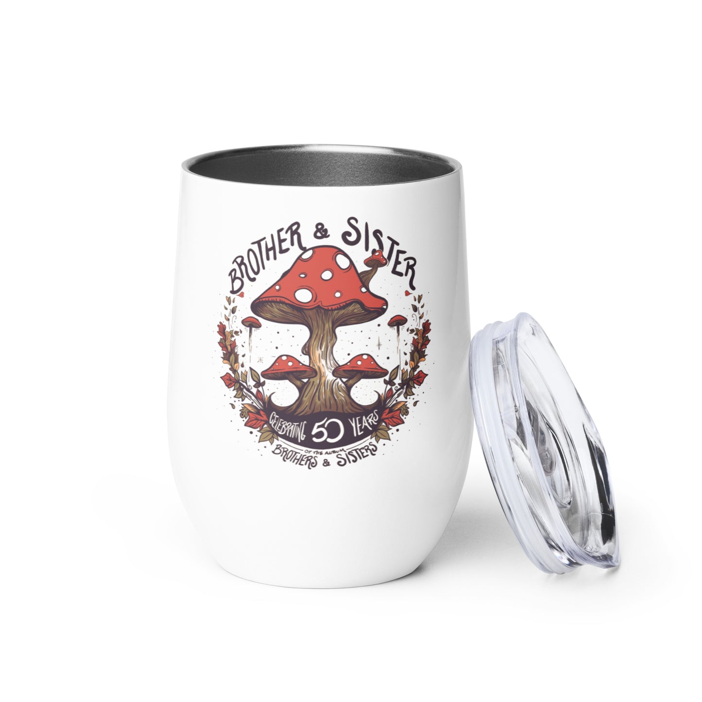 50 Years of Brother and Sister Wine tumbler - Designed by Jimmy Rector
