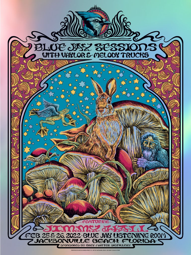 Blue Jay Sessions Poster - Jimmy Hall