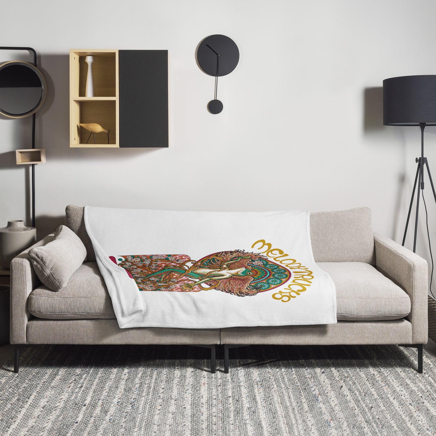 Froenix Nouveau Throw Blanket