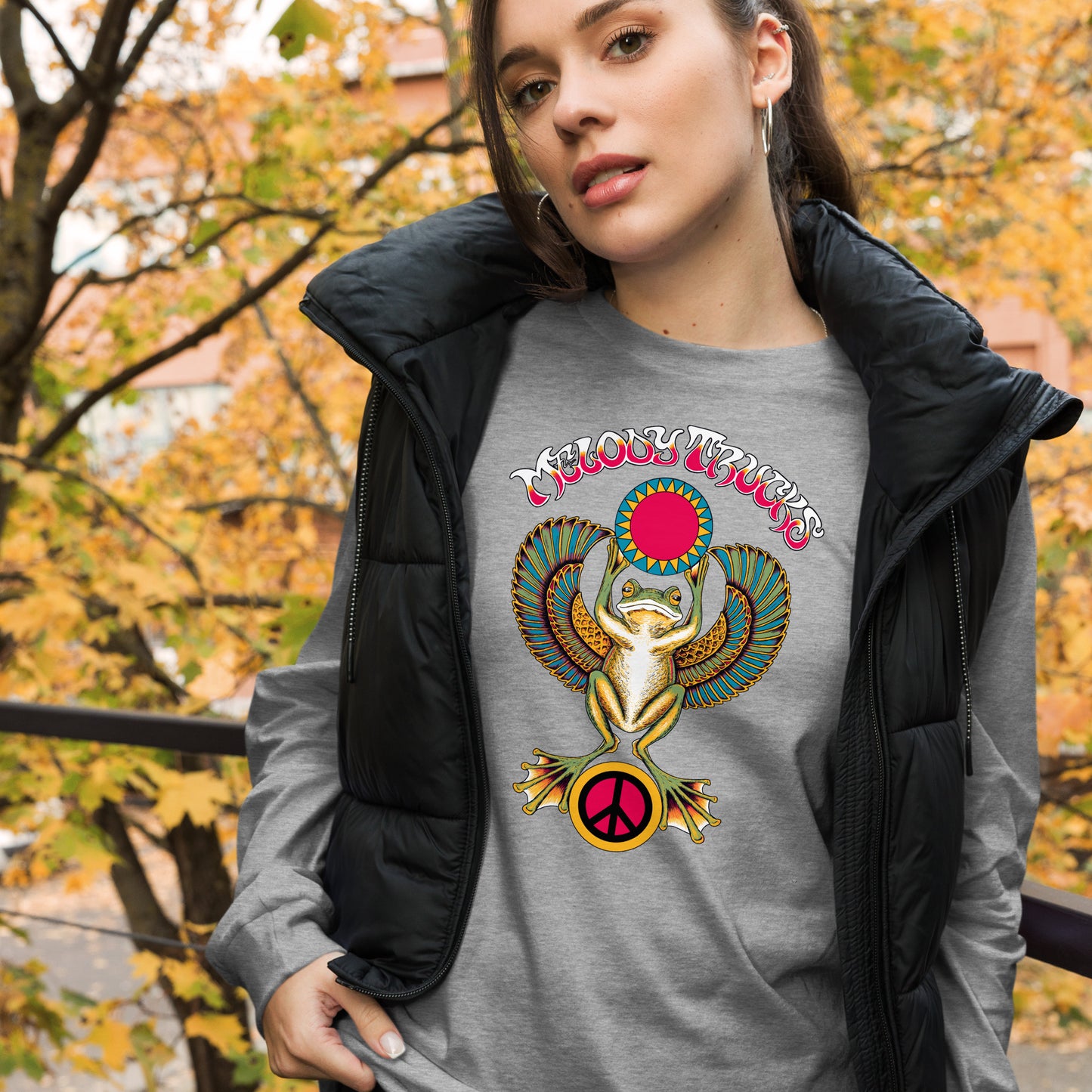 Melody Trucks Scarab Frog Long Sleeve Tee