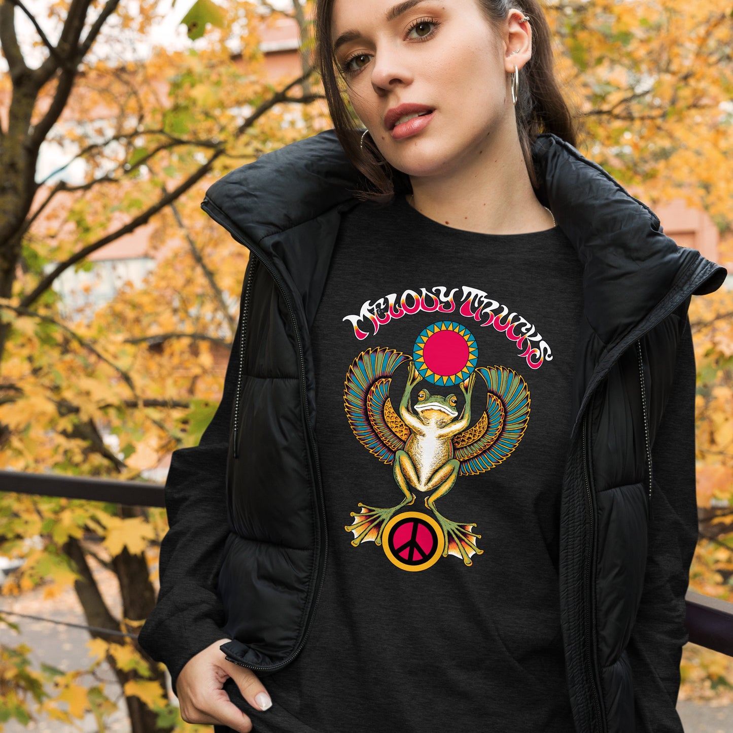 Melody Trucks Scarab Frog Long Sleeve Tee