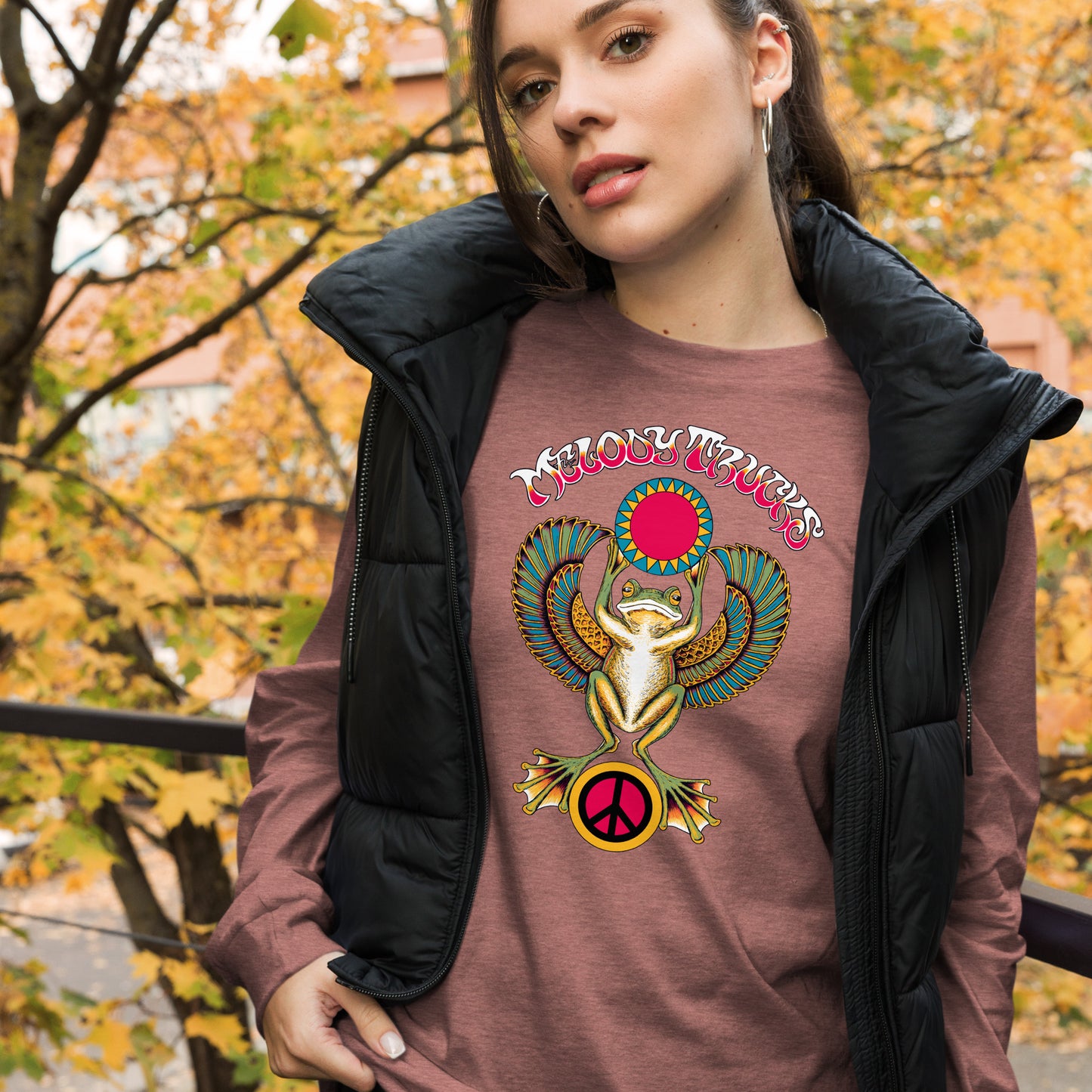 Melody Trucks Scarab Frog Long Sleeve Tee