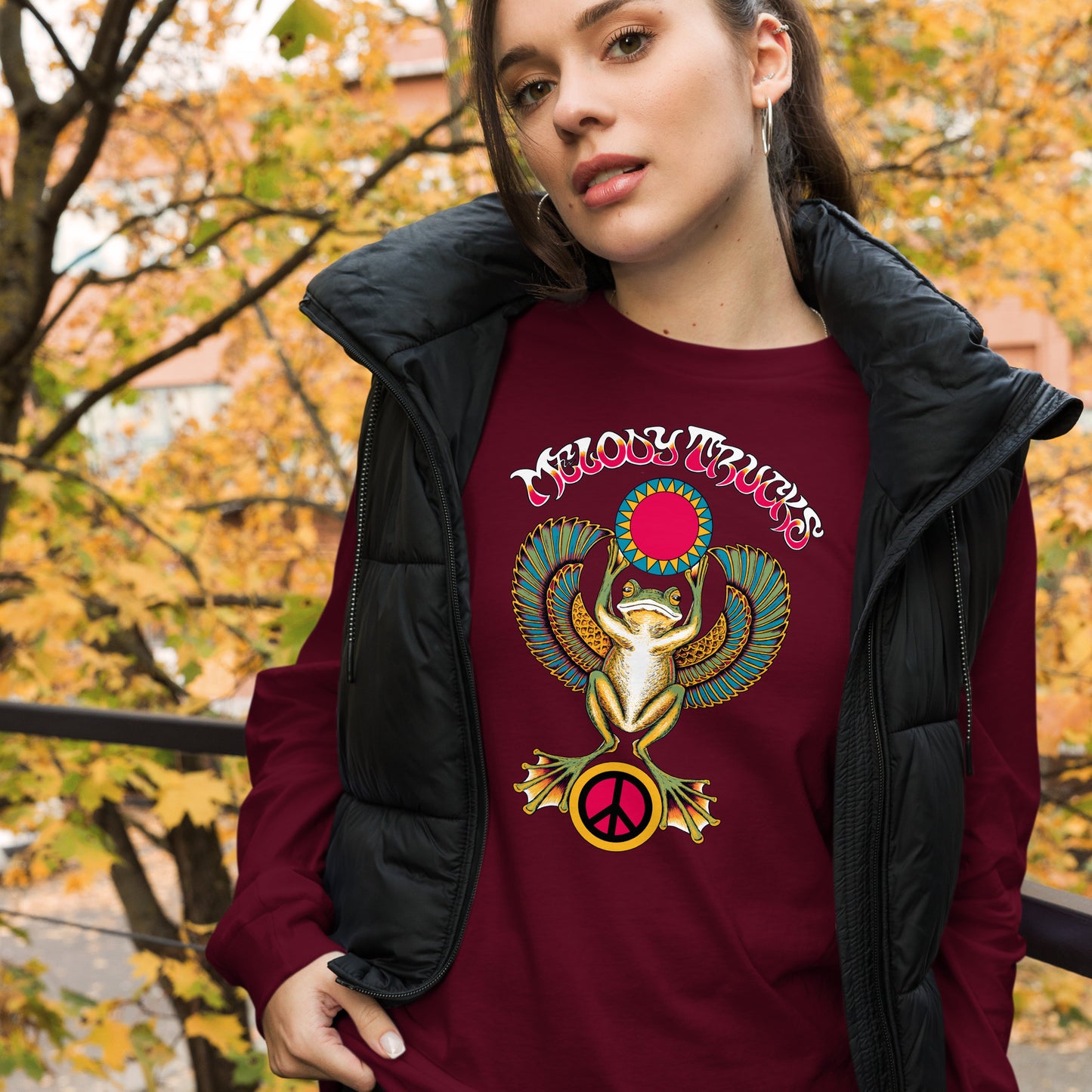 Melody Trucks Scarab Frog Long Sleeve Tee