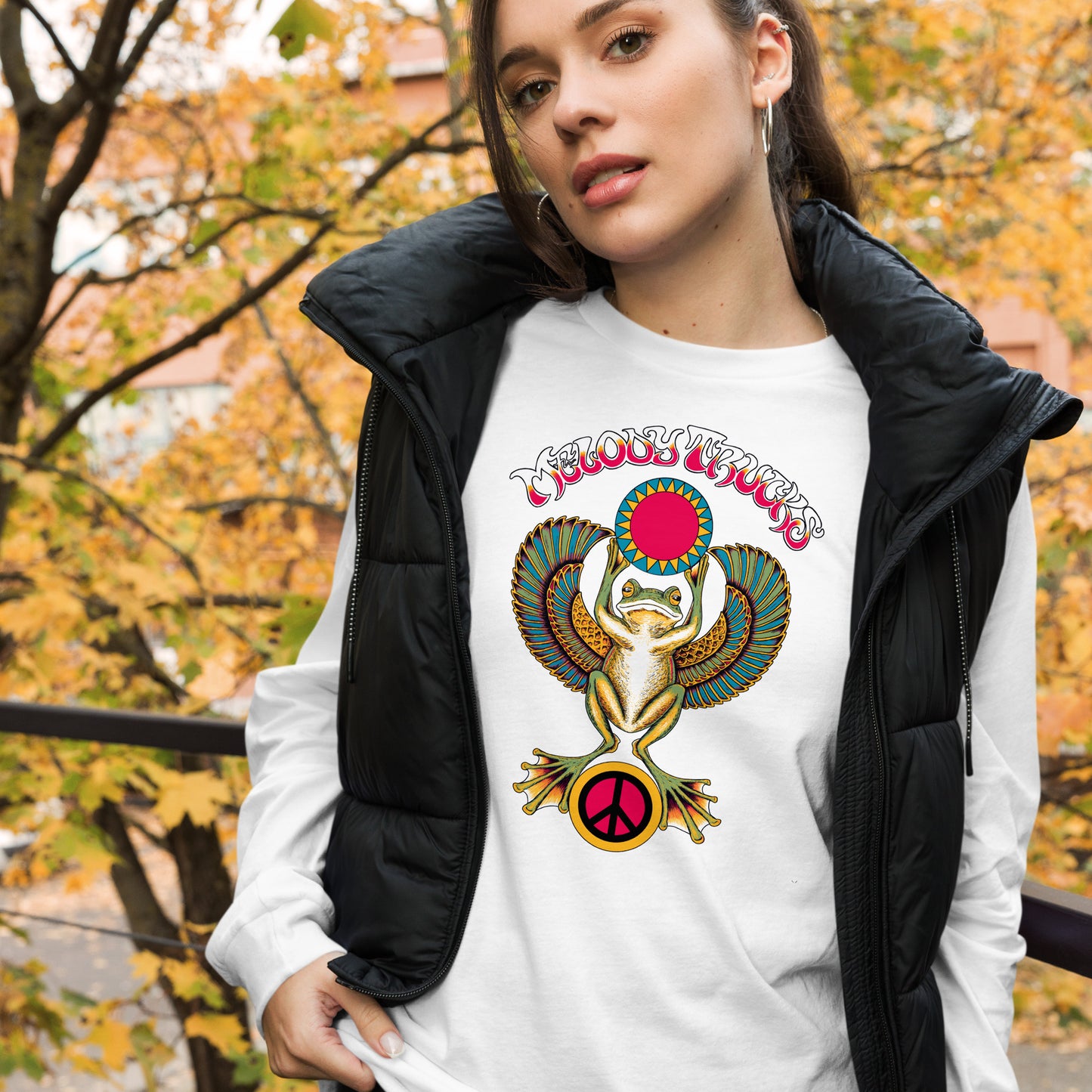 Melody Trucks Scarab Frog Long Sleeve Tee